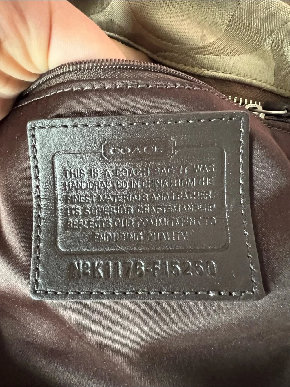 Coach Signature Carly Hobo Shoulder Bag